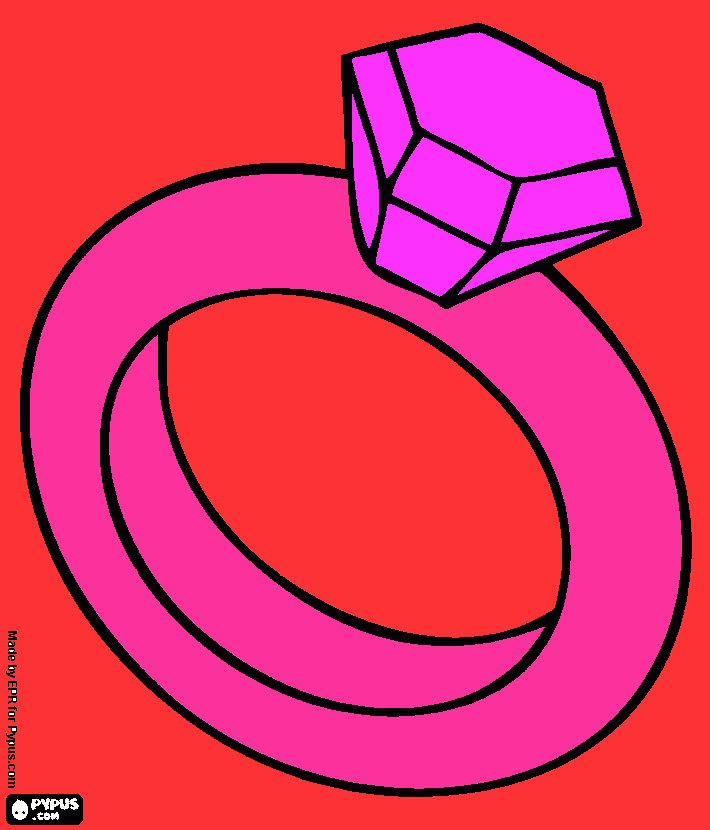 ring coloring page
