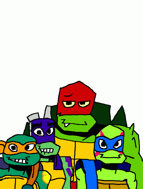 Rise of the Teenage Mutant Ninja Turtles coloring page