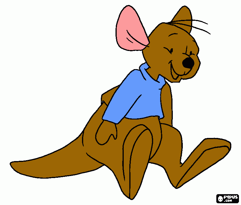 roo coloring page