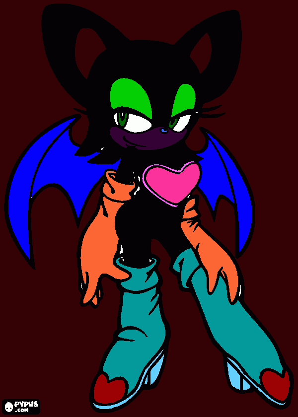 rouge coloring page