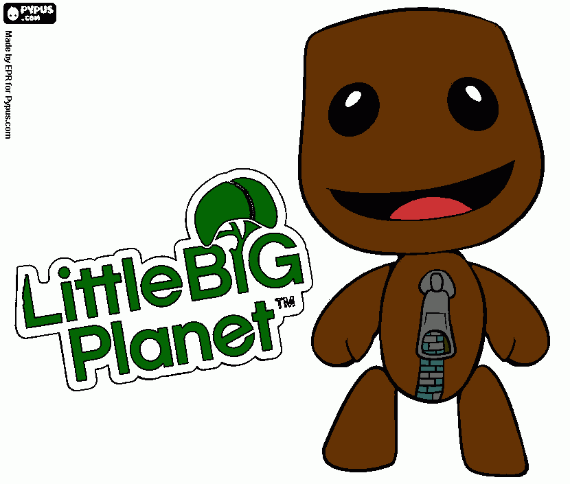 Sackboy coloring page coloring page