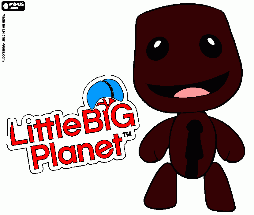 sackboy coloring page