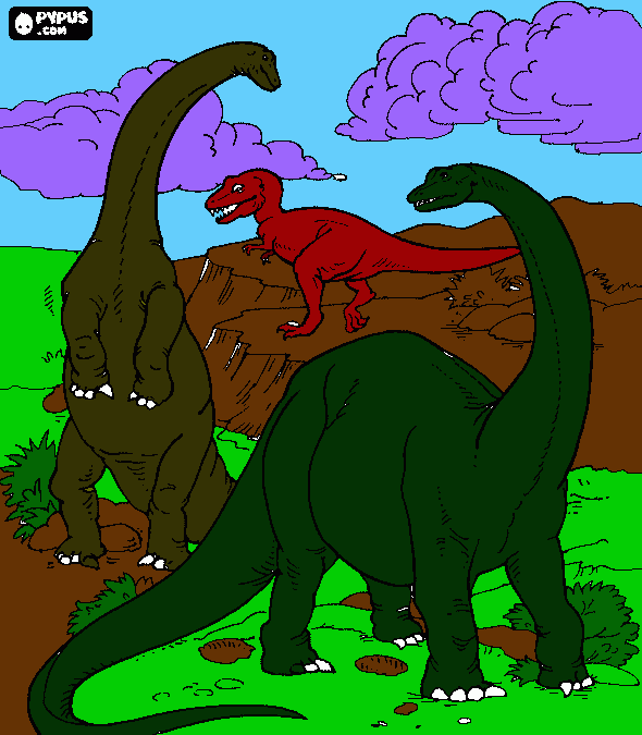 ;Sde bo dinosaure.... coloring page