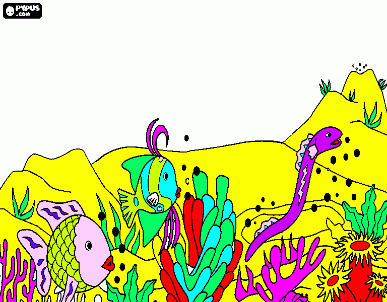 ocean floor coloring pages - photo #44