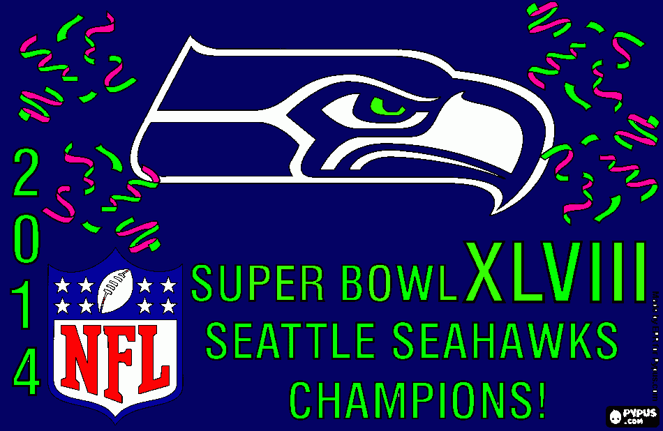 seahawks from alex  coloring page