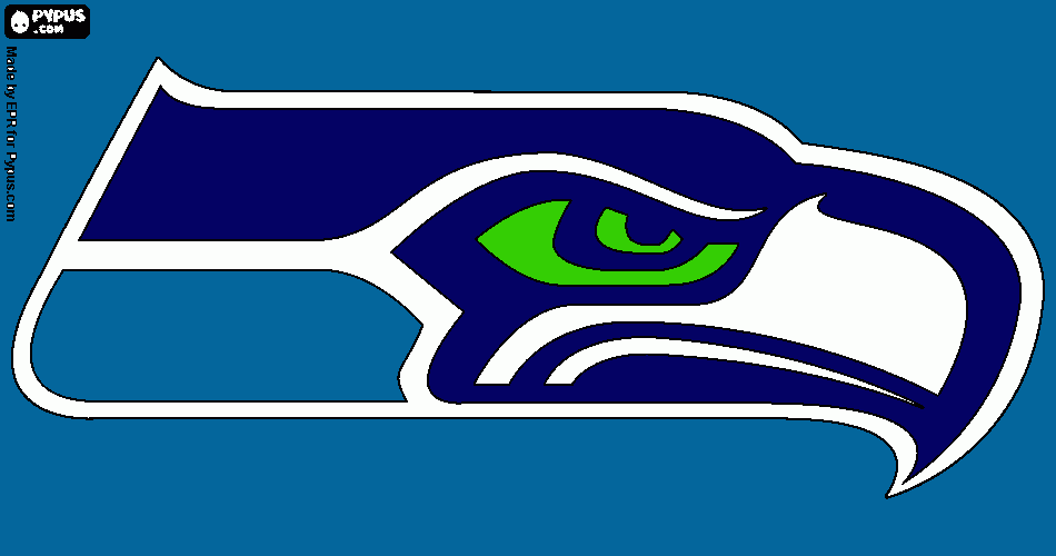 seatlle seahawks coloring page