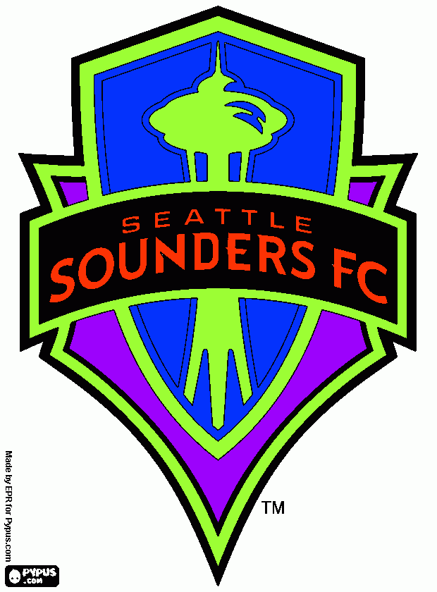 SEATTLE SOUNDERS FC coloring page