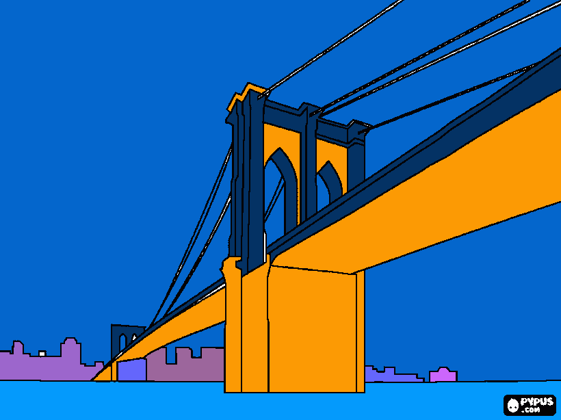 Seragento Bridge coloring page