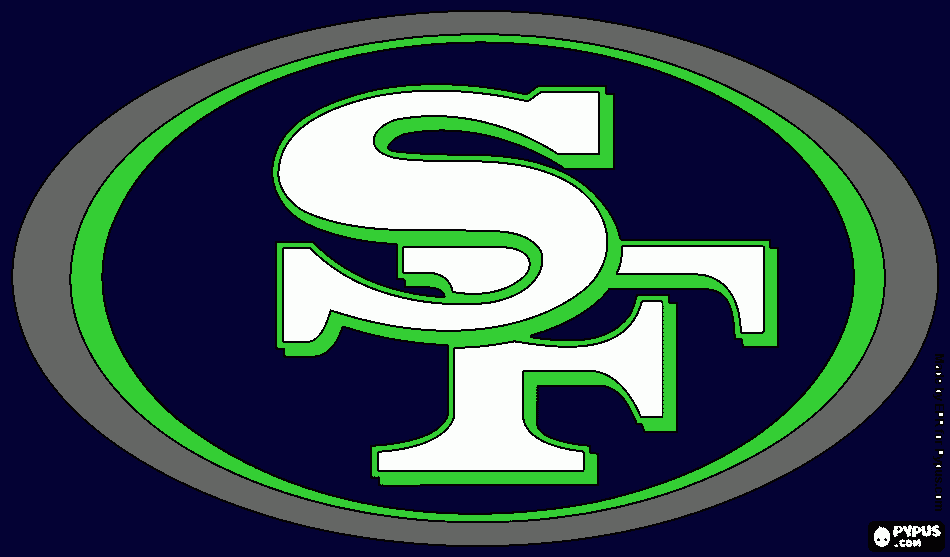 sf seahawk colors coloring page