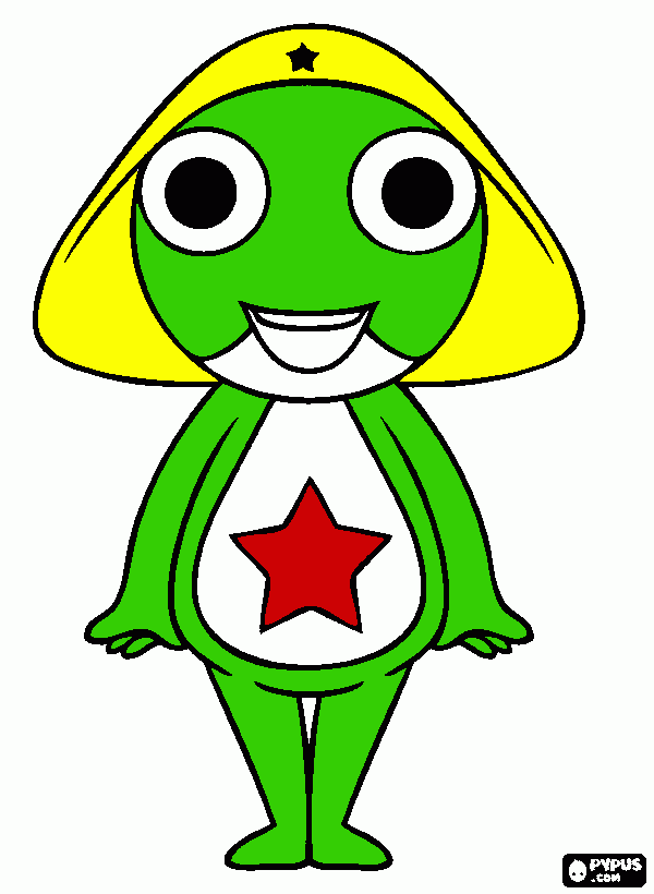 Sgt.frog coloring page