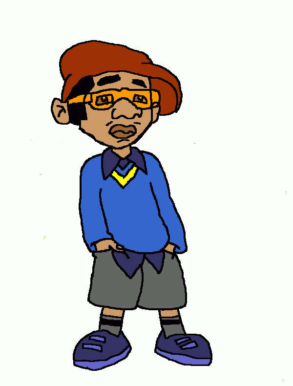 Sione from Bro Town coloring page