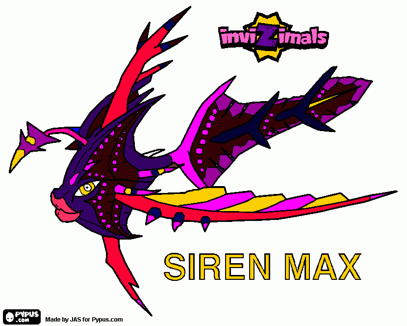 sirena coloring page