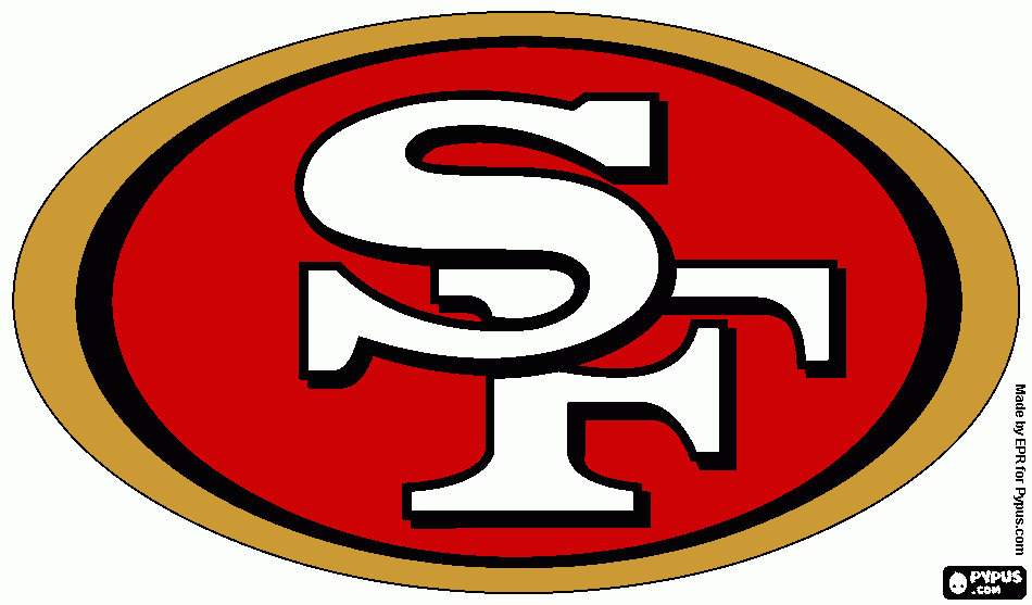 sn francisco 49ers coloring page