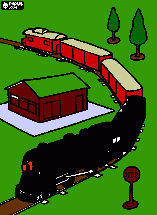SNCF 231K8 coloring page