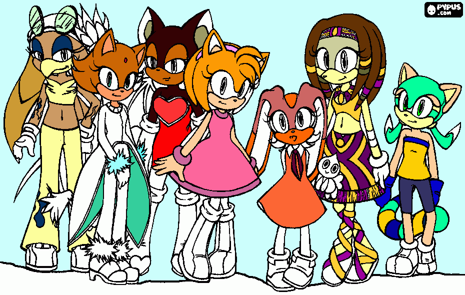 Sonic-G coloring page