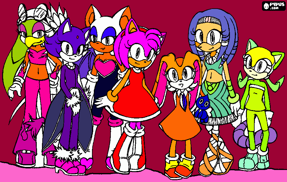 Sonic1 coloring page