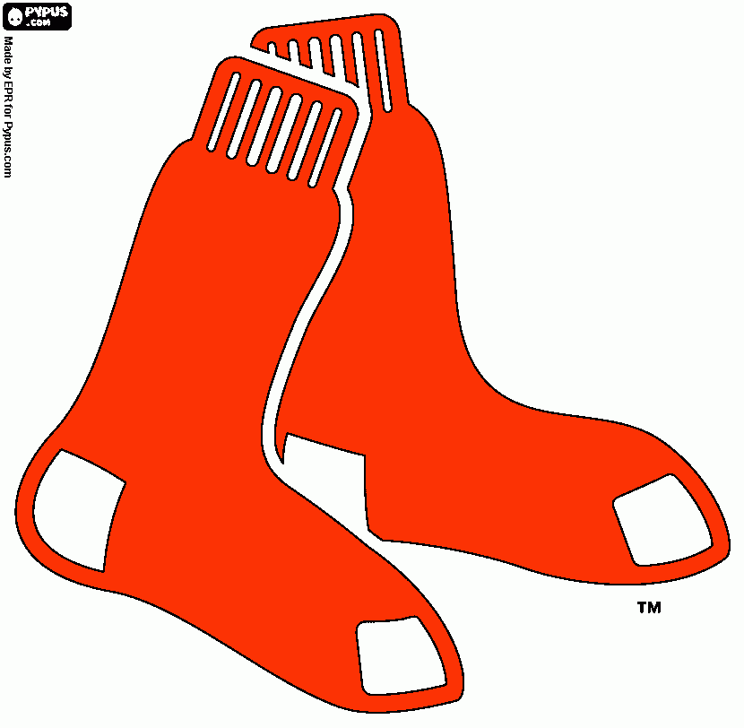 sox coloring page