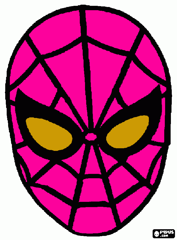 spiderman salma coloring page