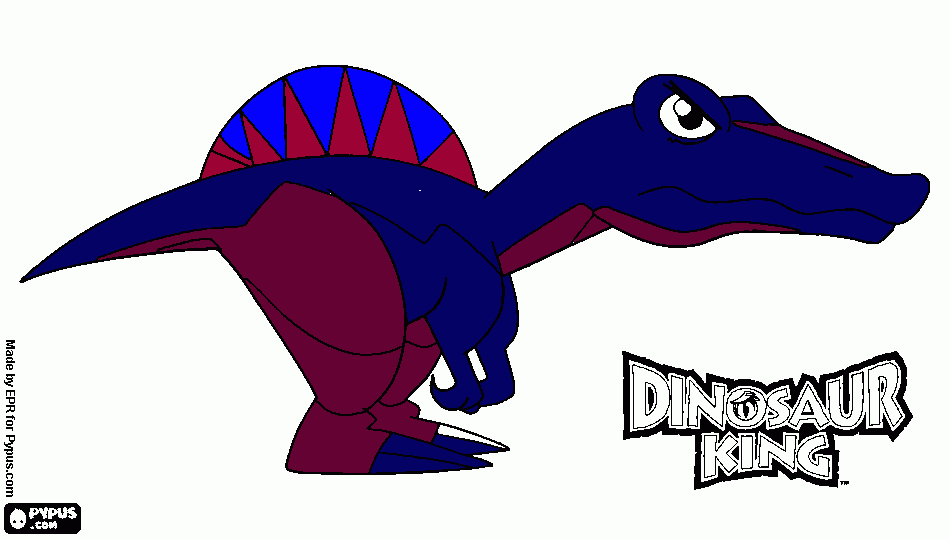 spino coloring page