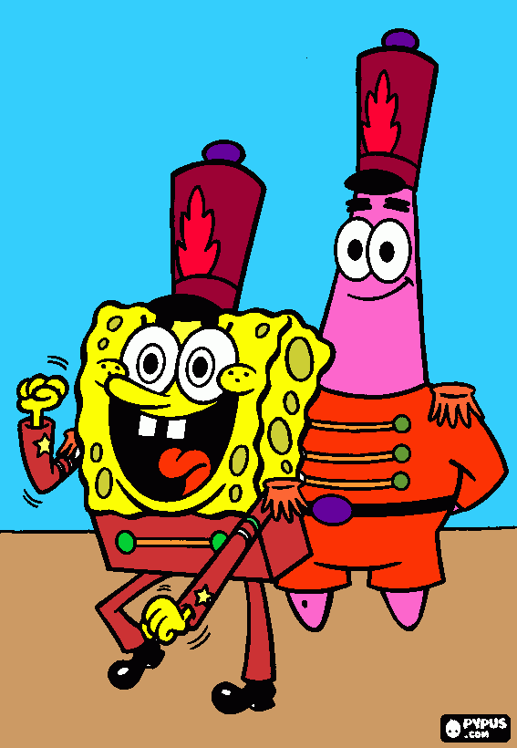 sponge boob! coloring page