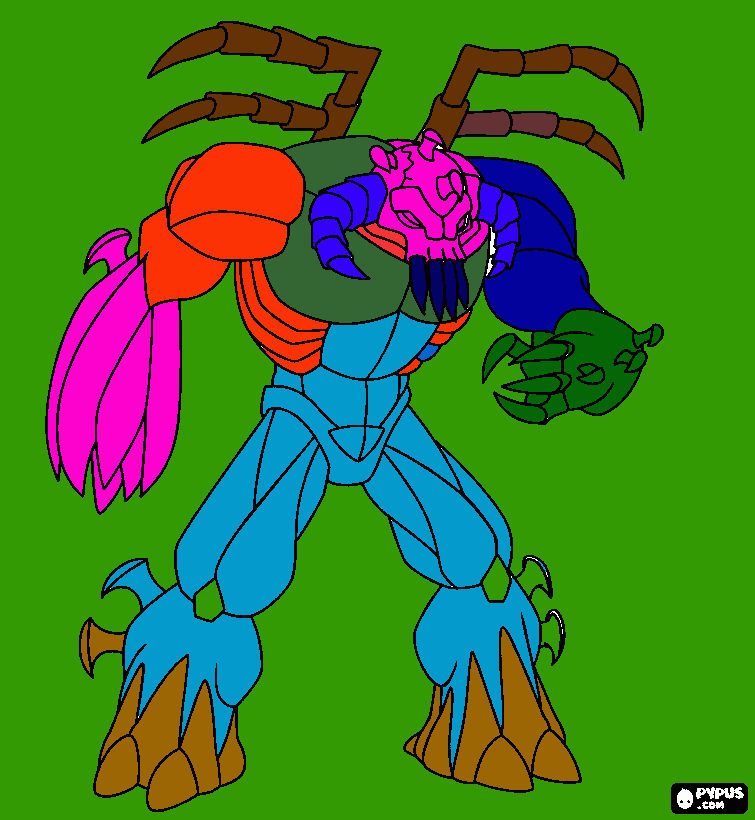 SPORE GUY coloring page