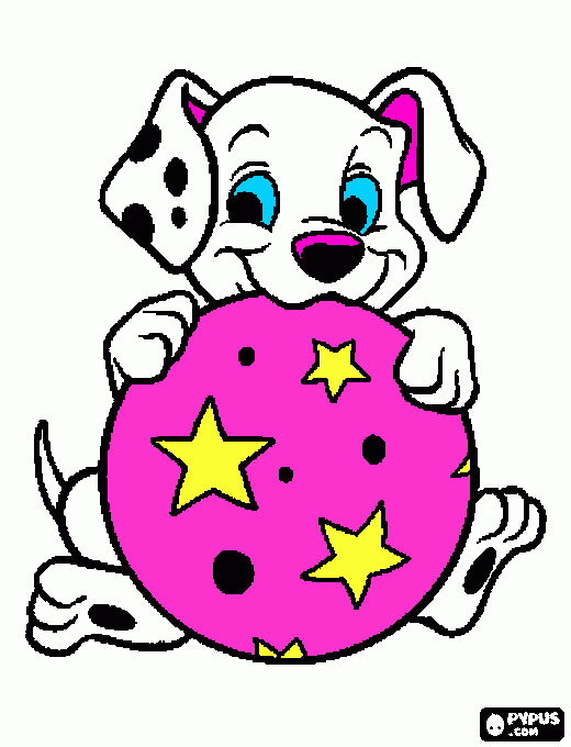 spots coloring page