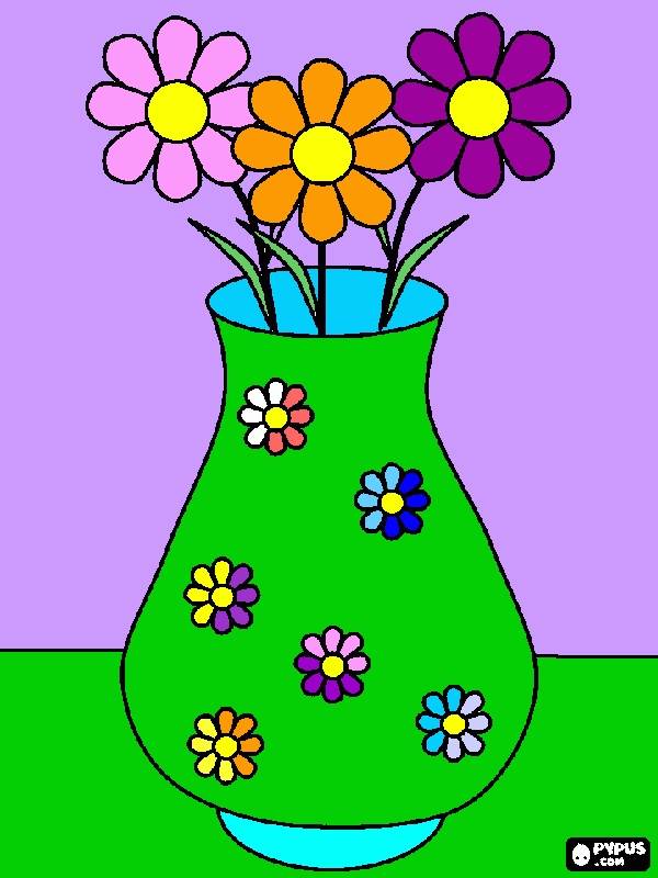 Spring is here  coloring page