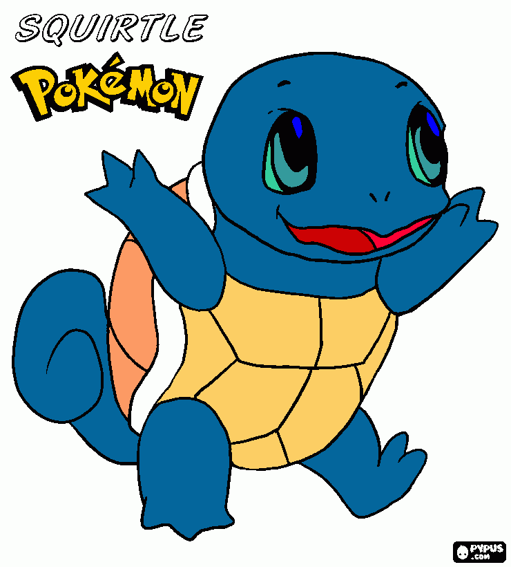 Squirtle... coloring page