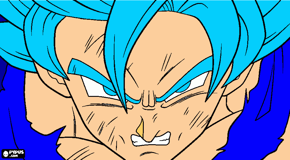 SSB Goku coloring page