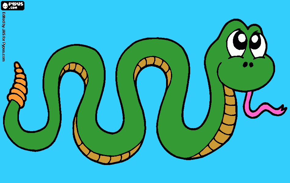 sssssssssss im a snake coloring page