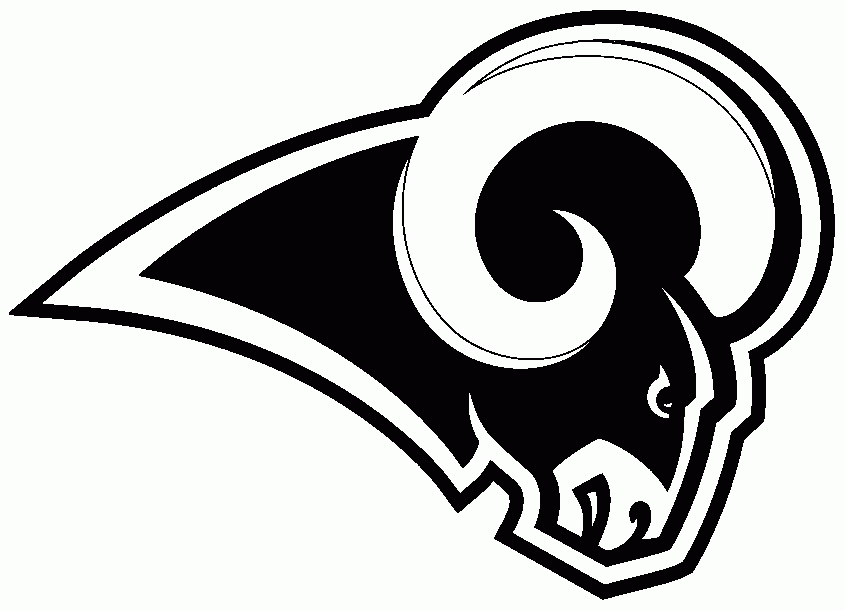 ST LOUIS RAMS coloring page