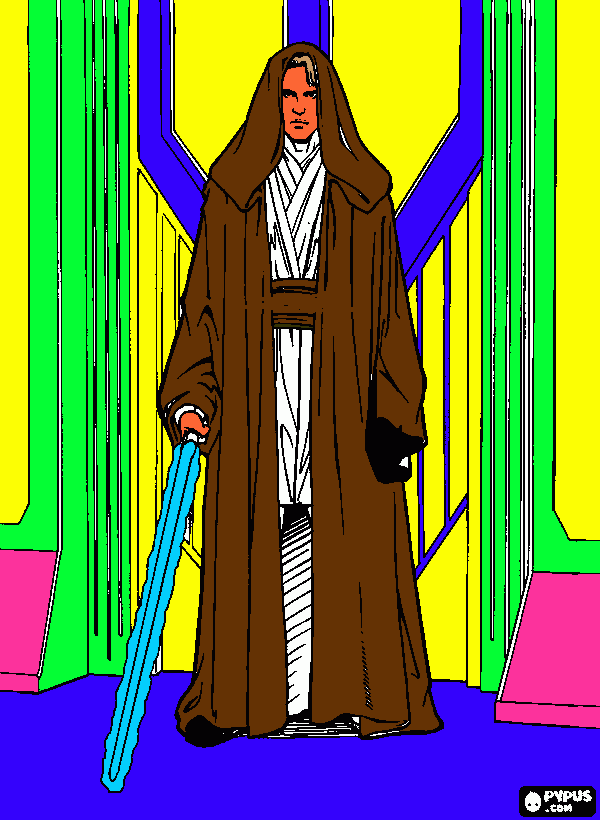 star wars.... coloring page