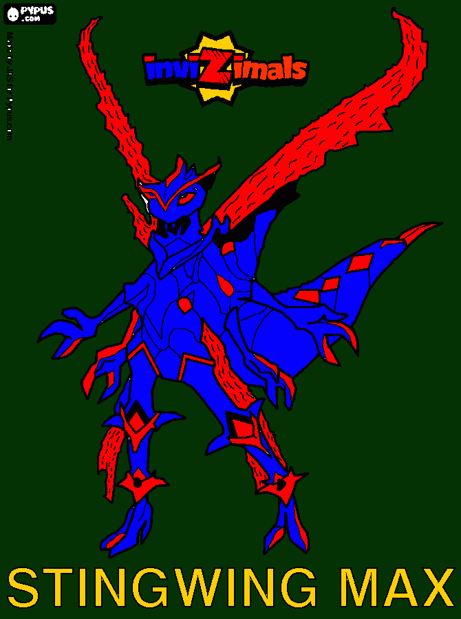Stingwing Max coloring page