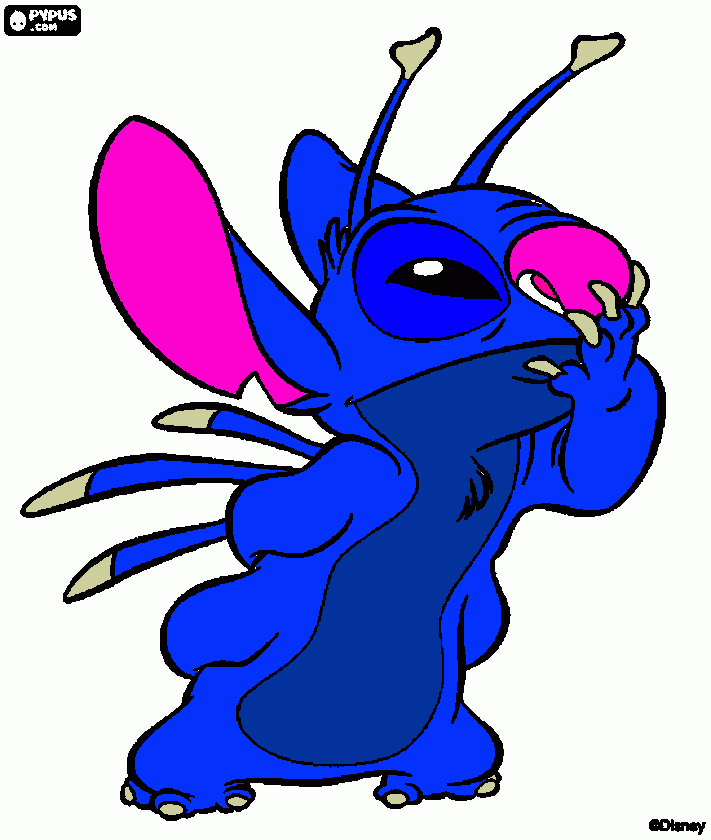 Stitch by Evan coloring page