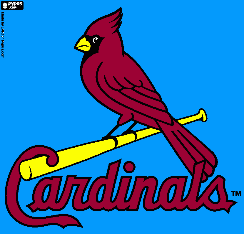 StL. Cardinals coloring page