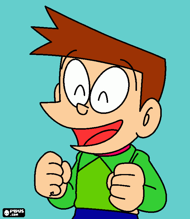 suneo coloring page