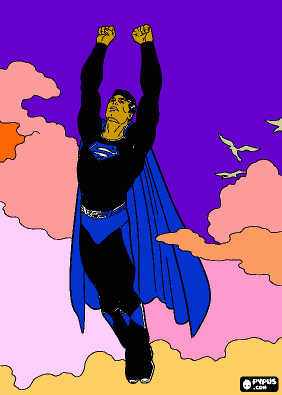 super coloring page