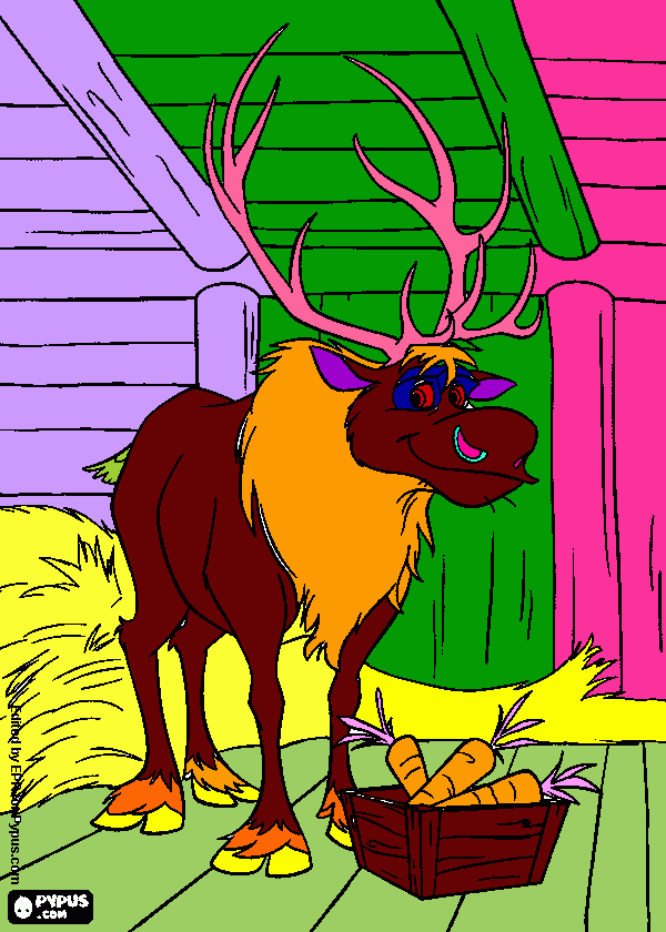 Swag Moose coloring page