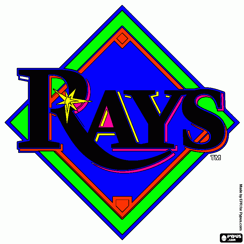 tampa bay rays logo coloring pages - photo #7
