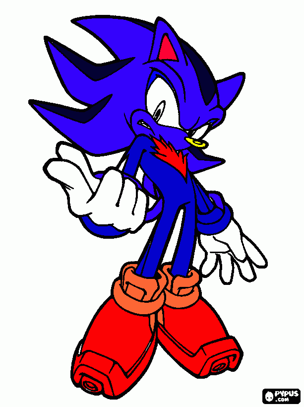 Taran Sonic 2 coloring page
