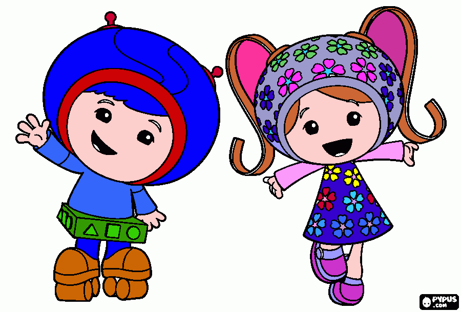 Team Umizoomi coloring page