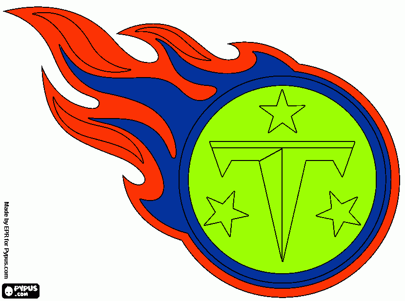 tennessee titans coloring pages - photo #26