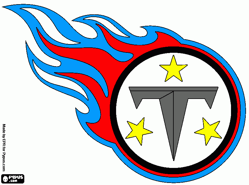 tennessee titans coloring pages - photo #24