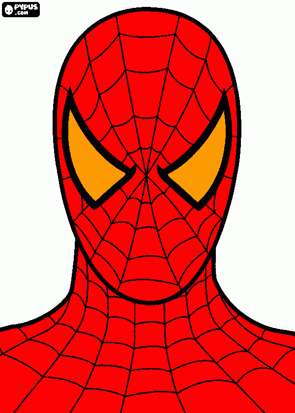 the amazing spiderman coloring page