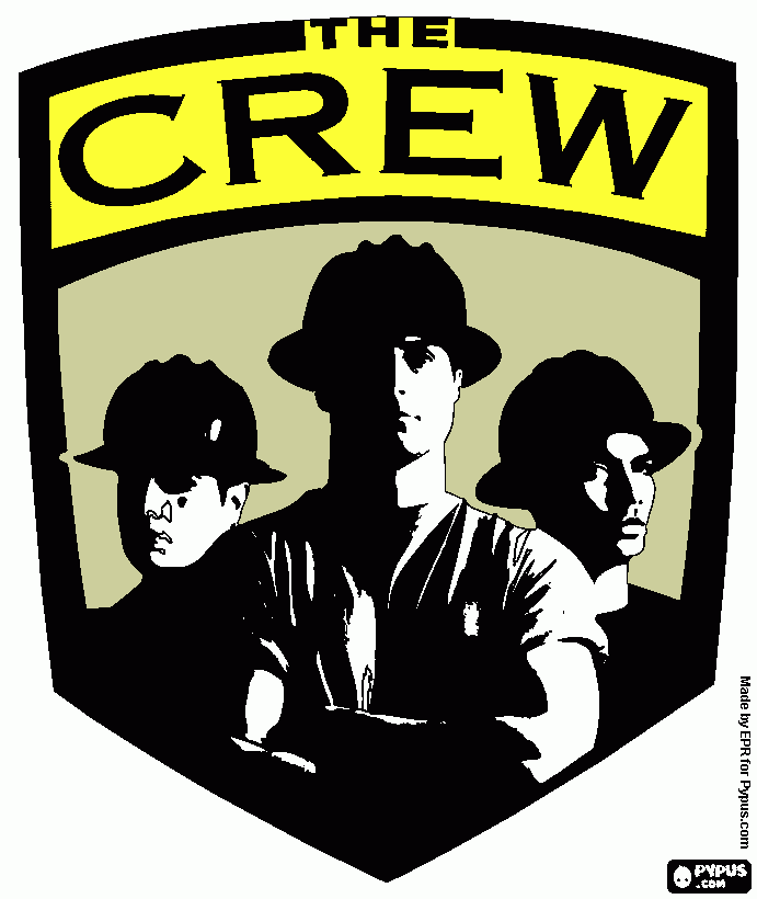 The Crew FC coloring page