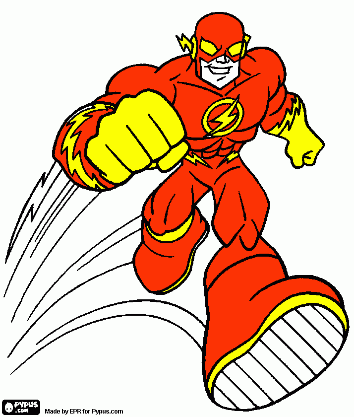 The Flash Coloring Pages Coloring Wallpapers Download Free Images Wallpaper [coloring876.blogspot.com]