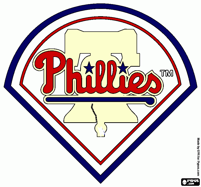 The Phillies sign coloring page
