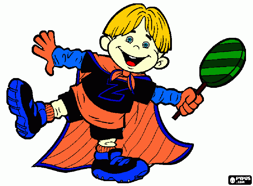 The Zee Kid coloring page