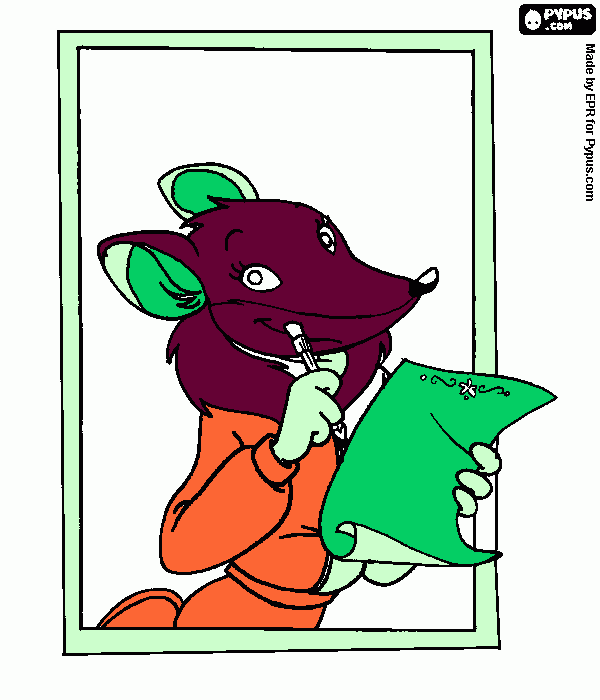 thea  coloring page