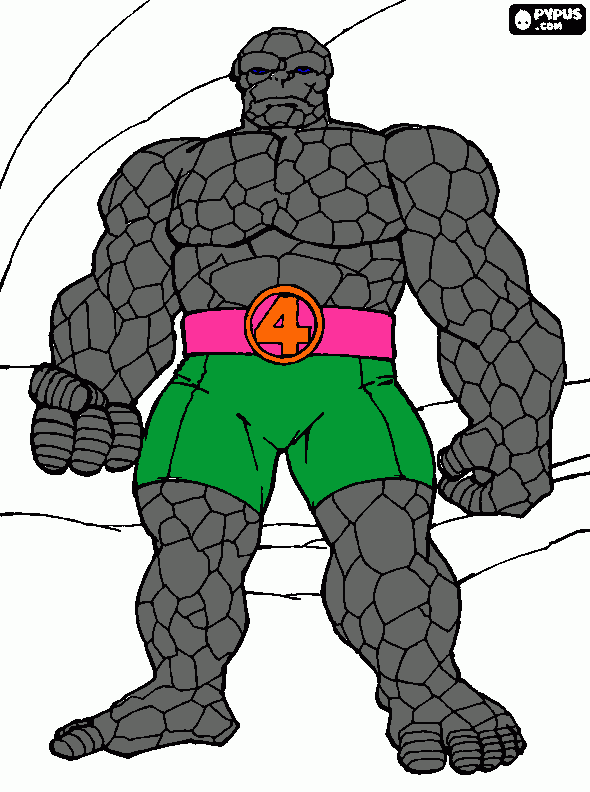 thing coloring page